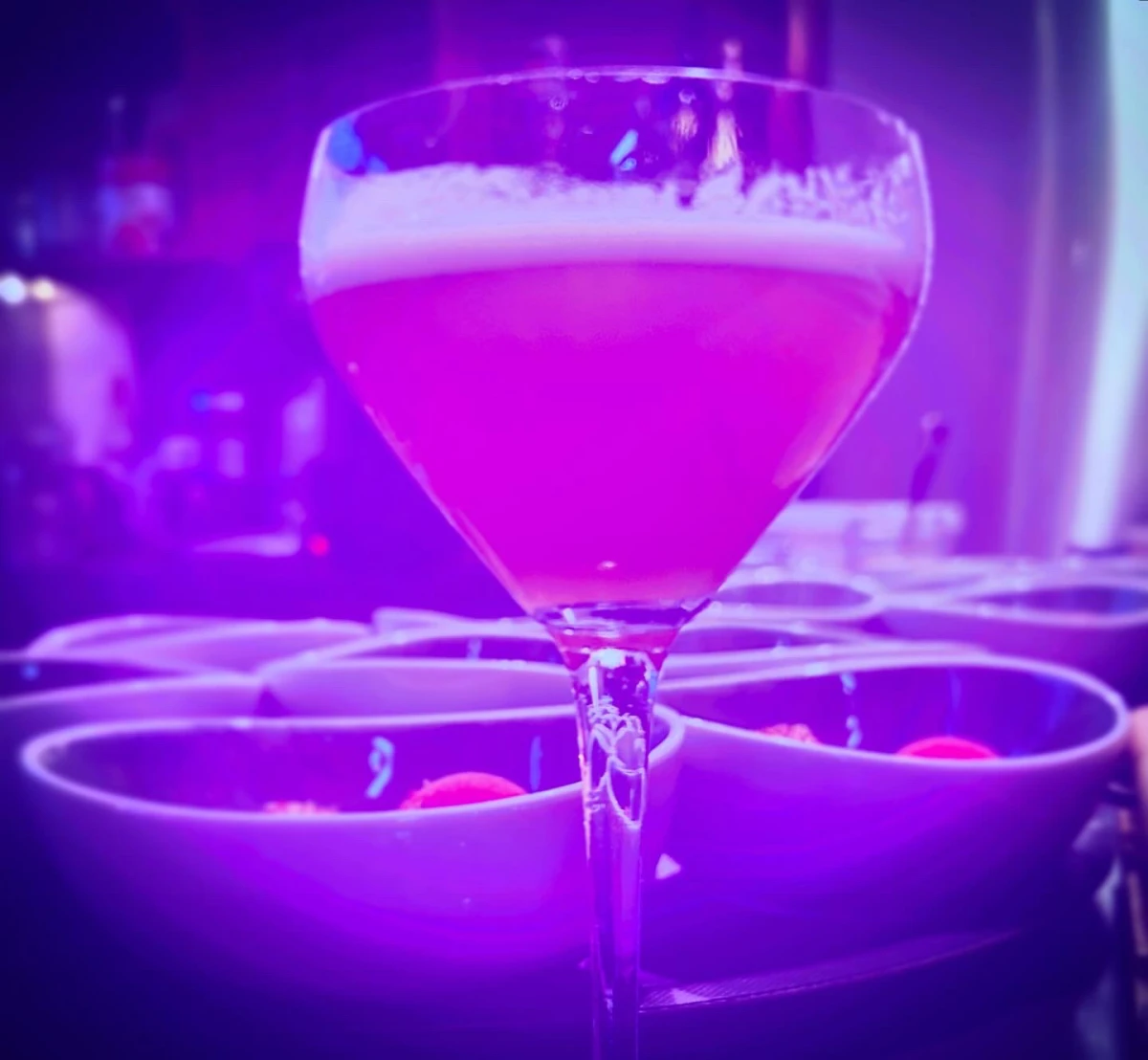 Flamingo-Cocktail – perfekt zum Dessert und zum Rest des Abends!